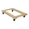 Vestil Tan Hardwood Dolly-Open Deck 1200lb Capacity Non-Marking 24 x 36 HDOF-2436-12-NM - alternate 1